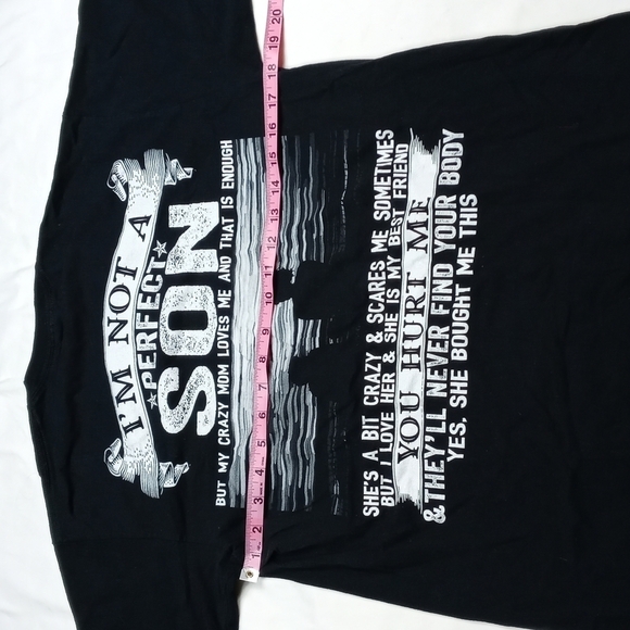 Im not a perfect son mens medium t-shirt - Picture 5 of 5